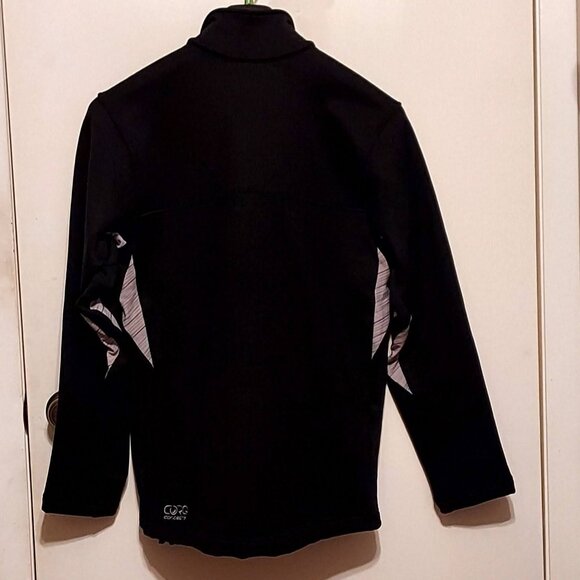 Core Concepts Men Black Zip Up Jacket Long Sleeve logo's Zip up Pockets - Picture 2 of 9